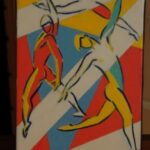 René Lagorre. Hommage à Matisse. Hst. 1998